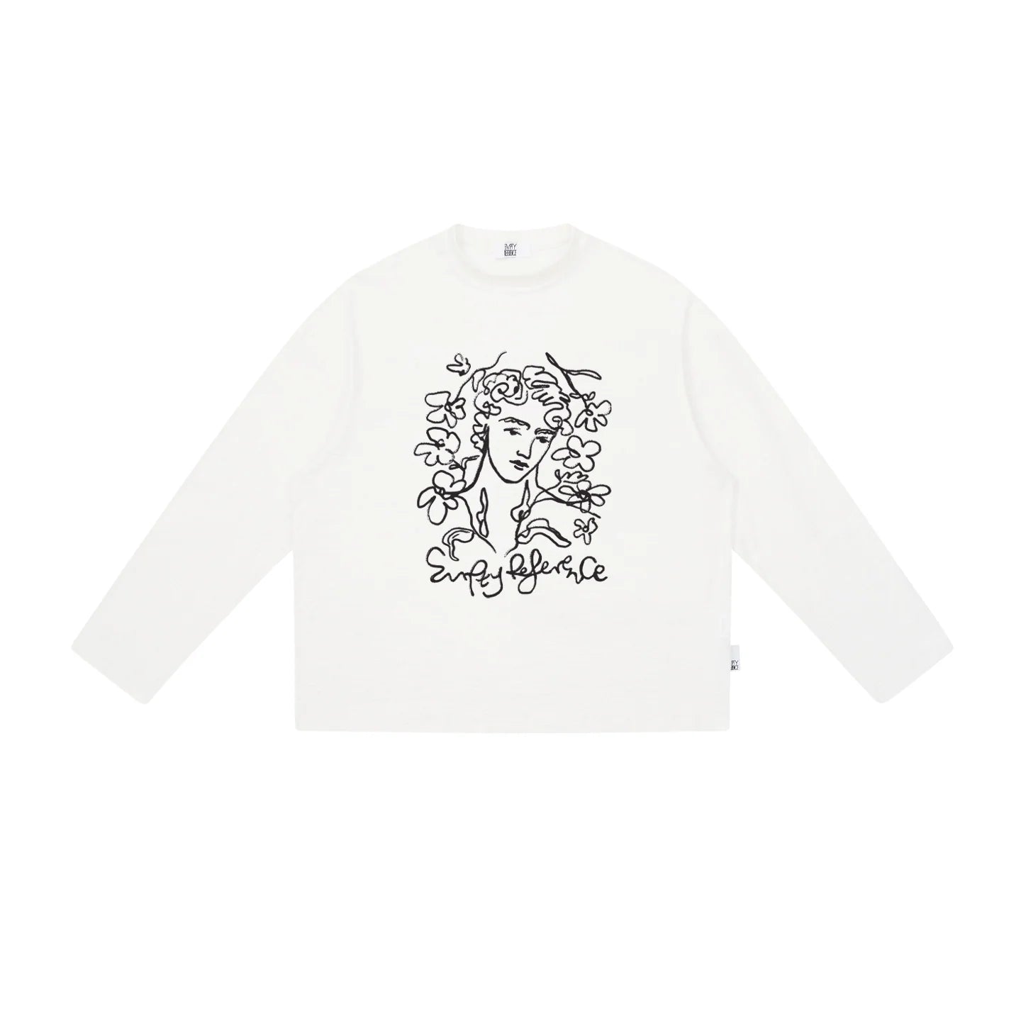 Empty Reference Classical Art Illustration Long Sleeve Tee | Original Graphic Top