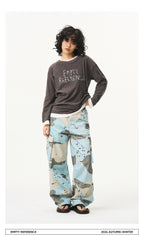 Layered Look Print Shirt