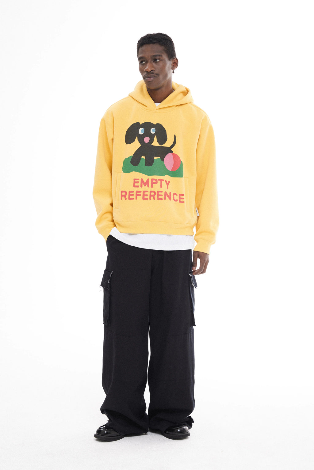 Colorblock Puppy Graphic Hoodie