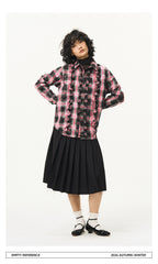 Gingham Fungi Lace Shirt