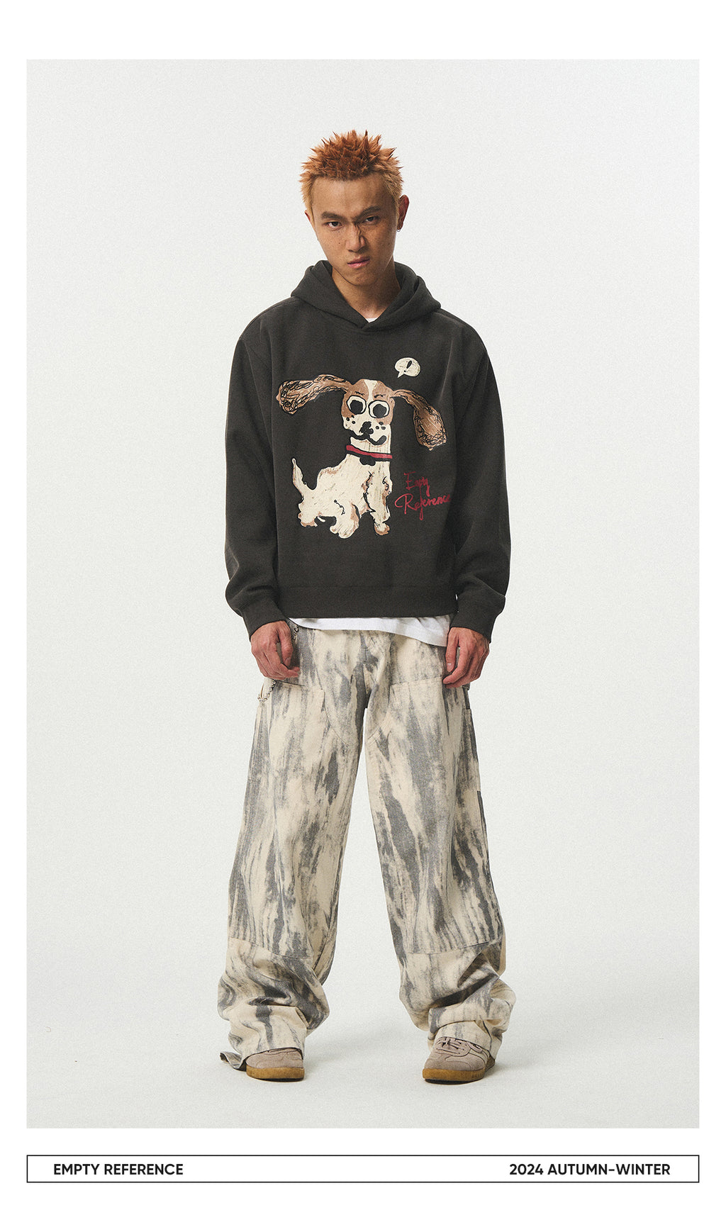 Cartoon Puppy Graphic Sweatshirt