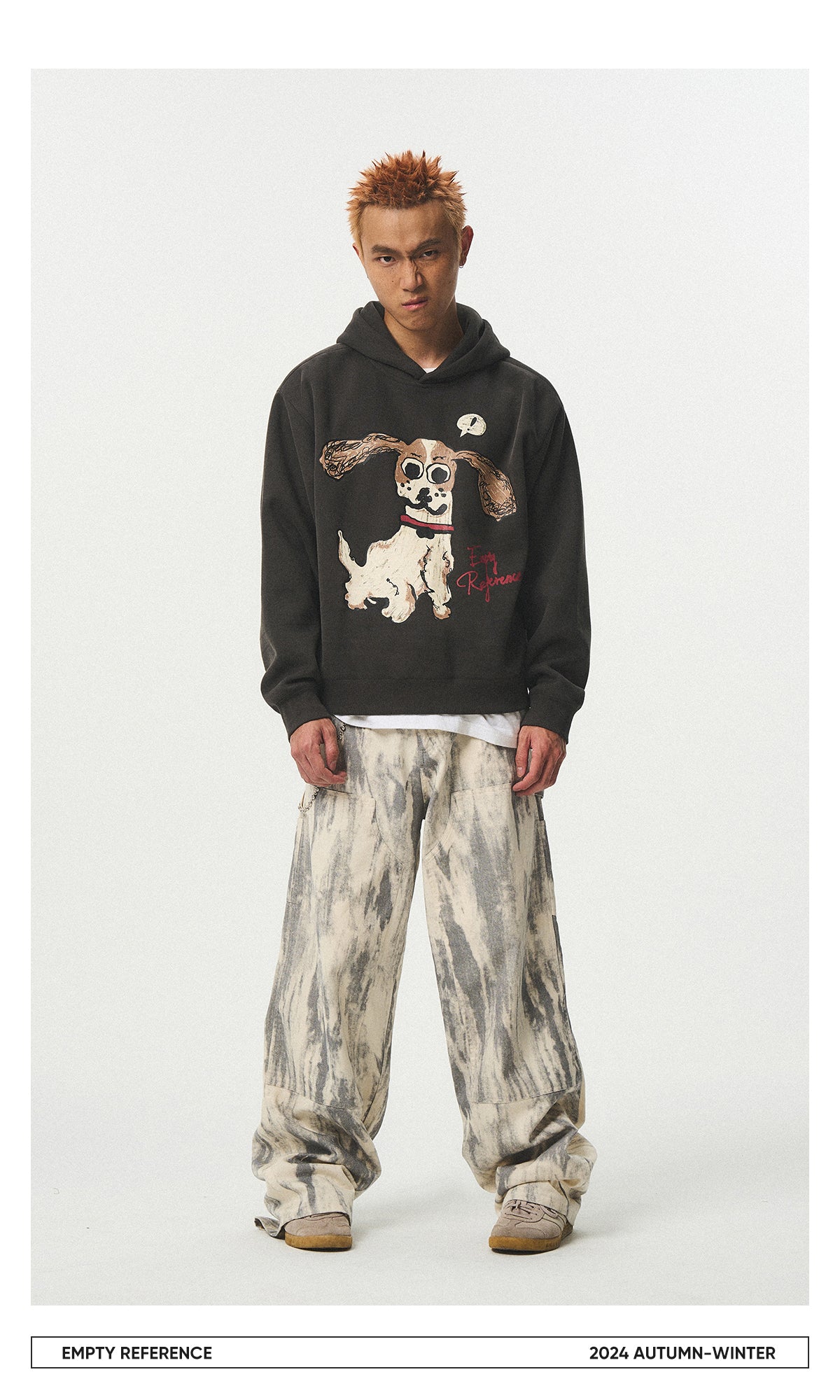 Cartoon Puppy Graphic Sweatshirt