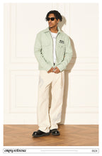 Washed Print Zip Jacket