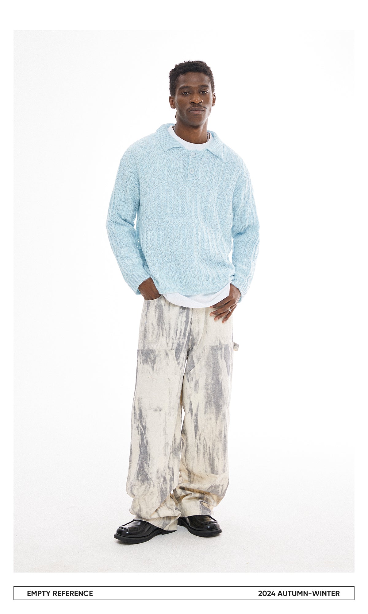 Textured Wool Knit Sweater