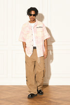 Gingham Batik Pocket Shirt