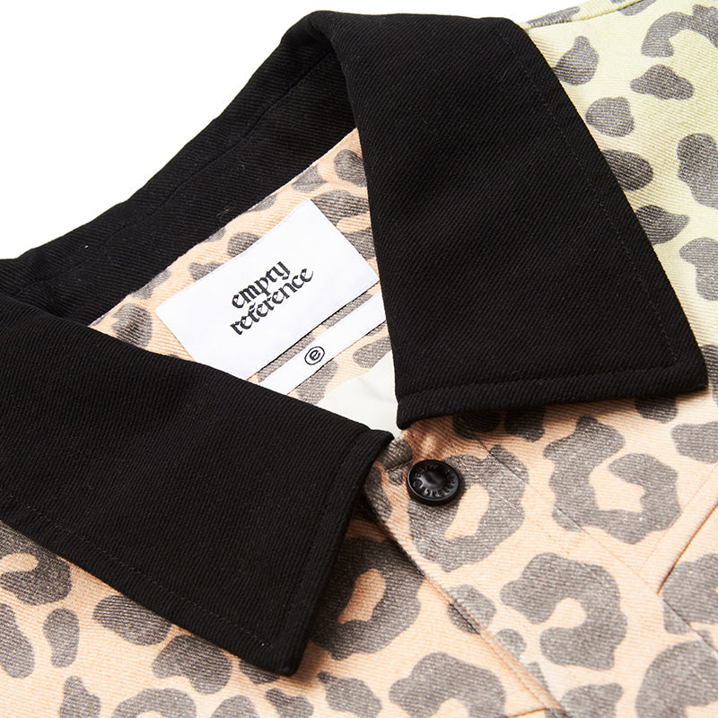 Gradient Leopard Print Jacket