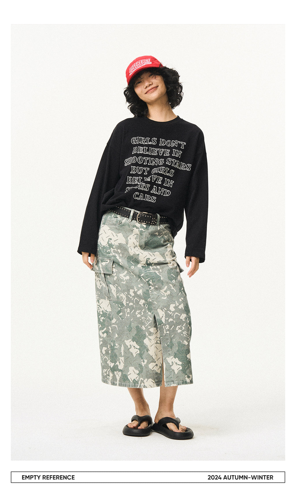 Letter Print Cotton Base Shirt