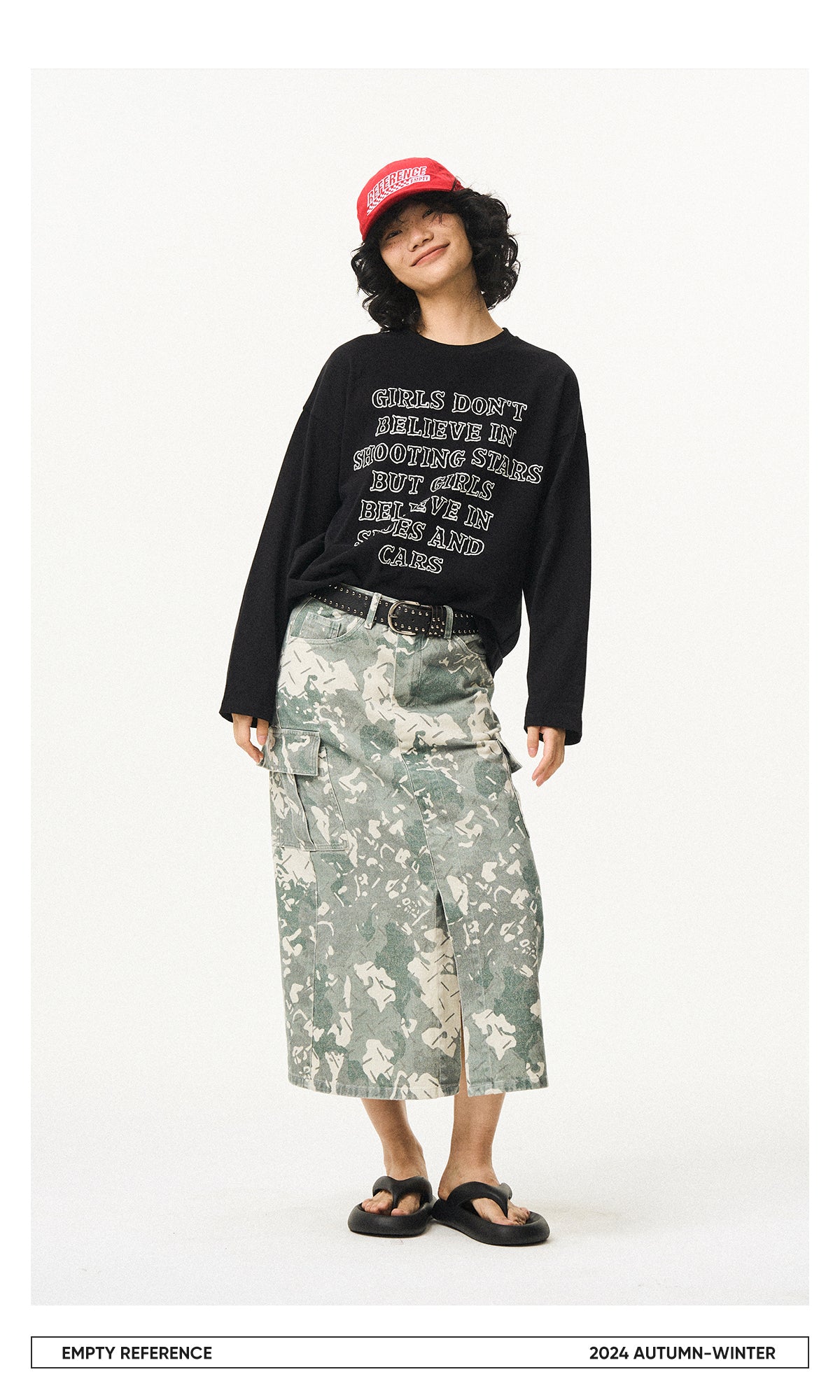 Letter Print Cotton Base Shirt