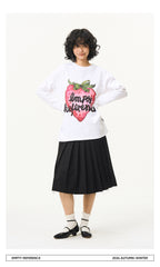 Strawberry Print Cotton Base Shirt