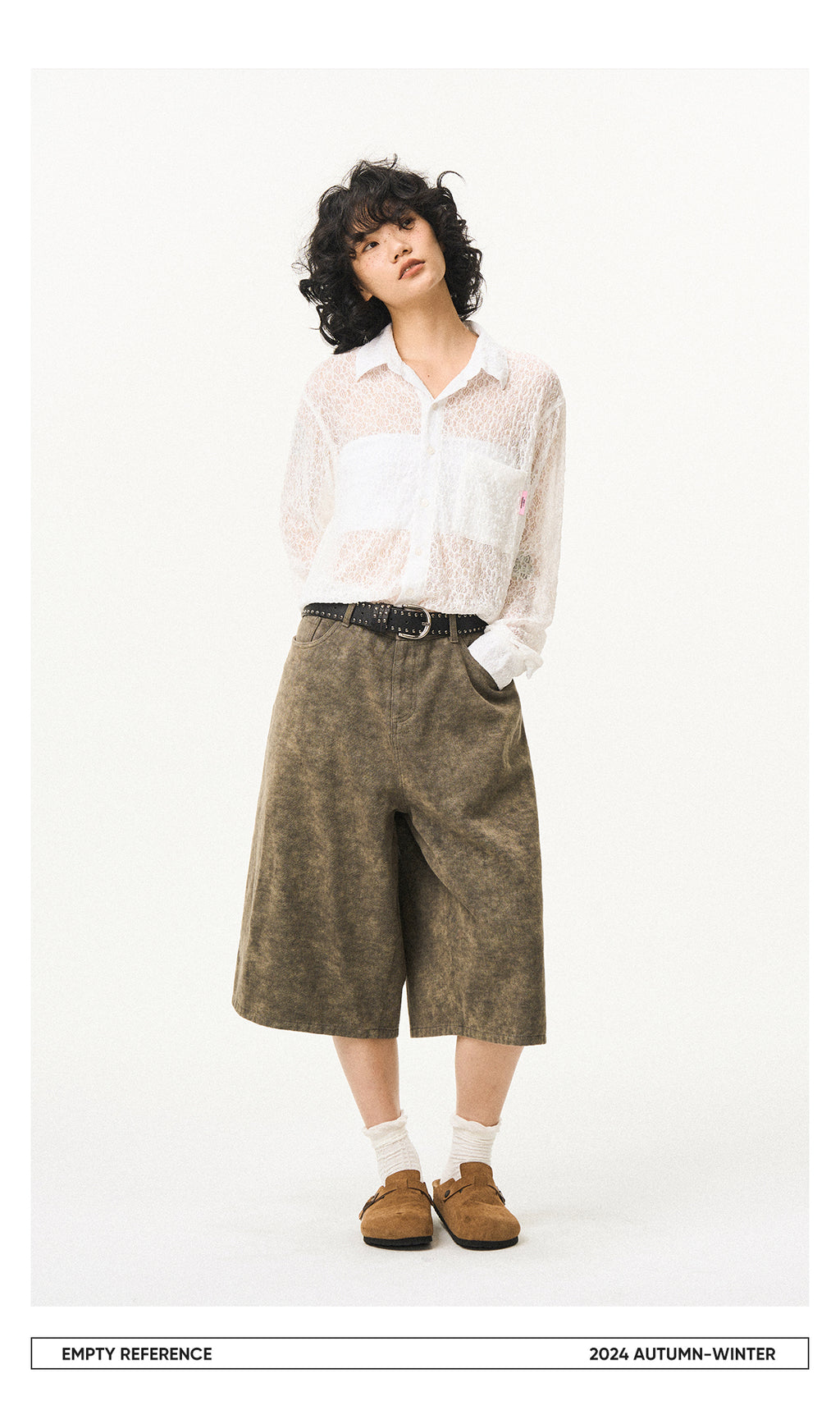 Patchwork Lace Sheer Shirt
