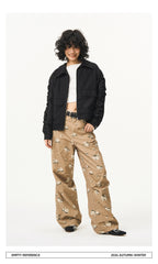 Floral Print Wide Leg Pants