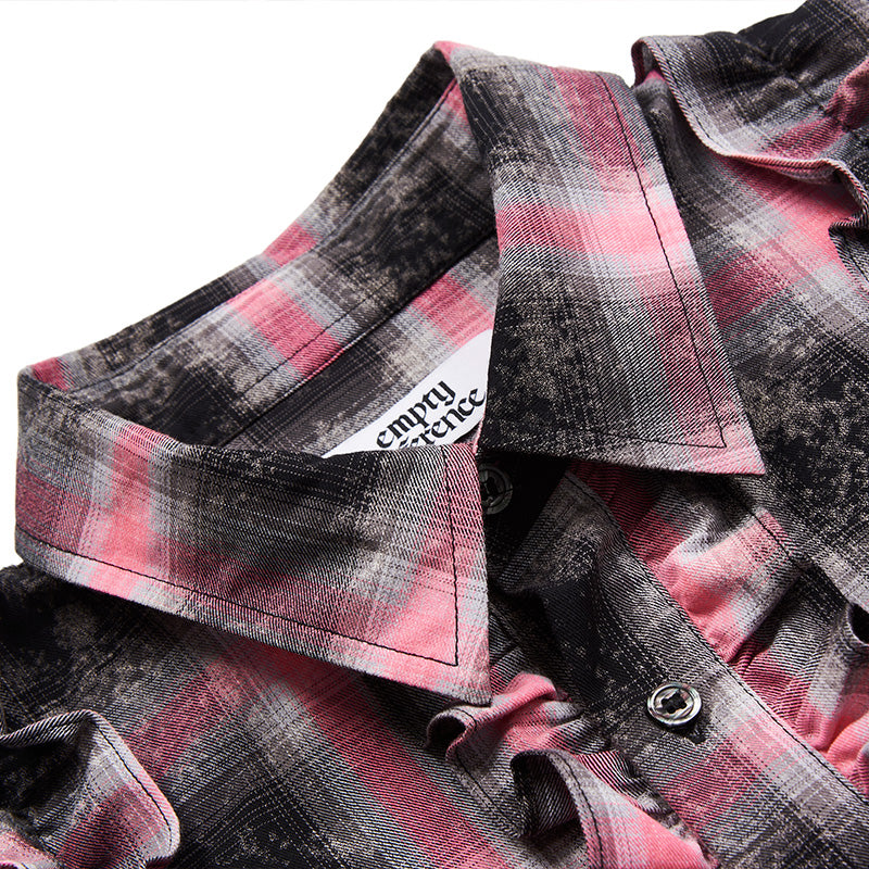 Gingham Fungi Lace Shirt
