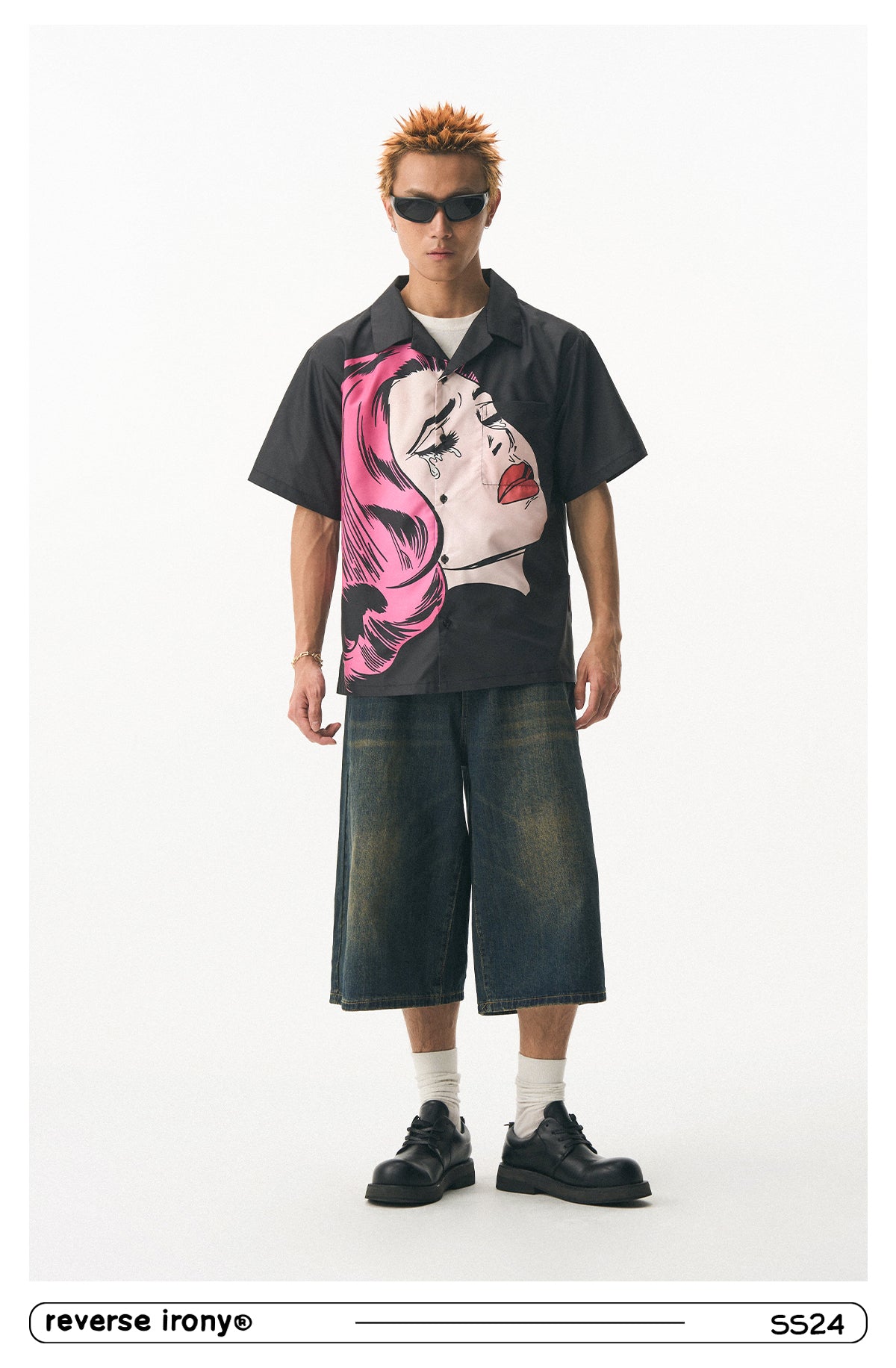 Crying Girl Graphic Shirt
