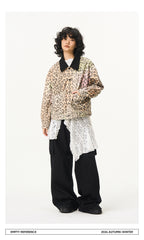 Gradient Leopard Print Jacket