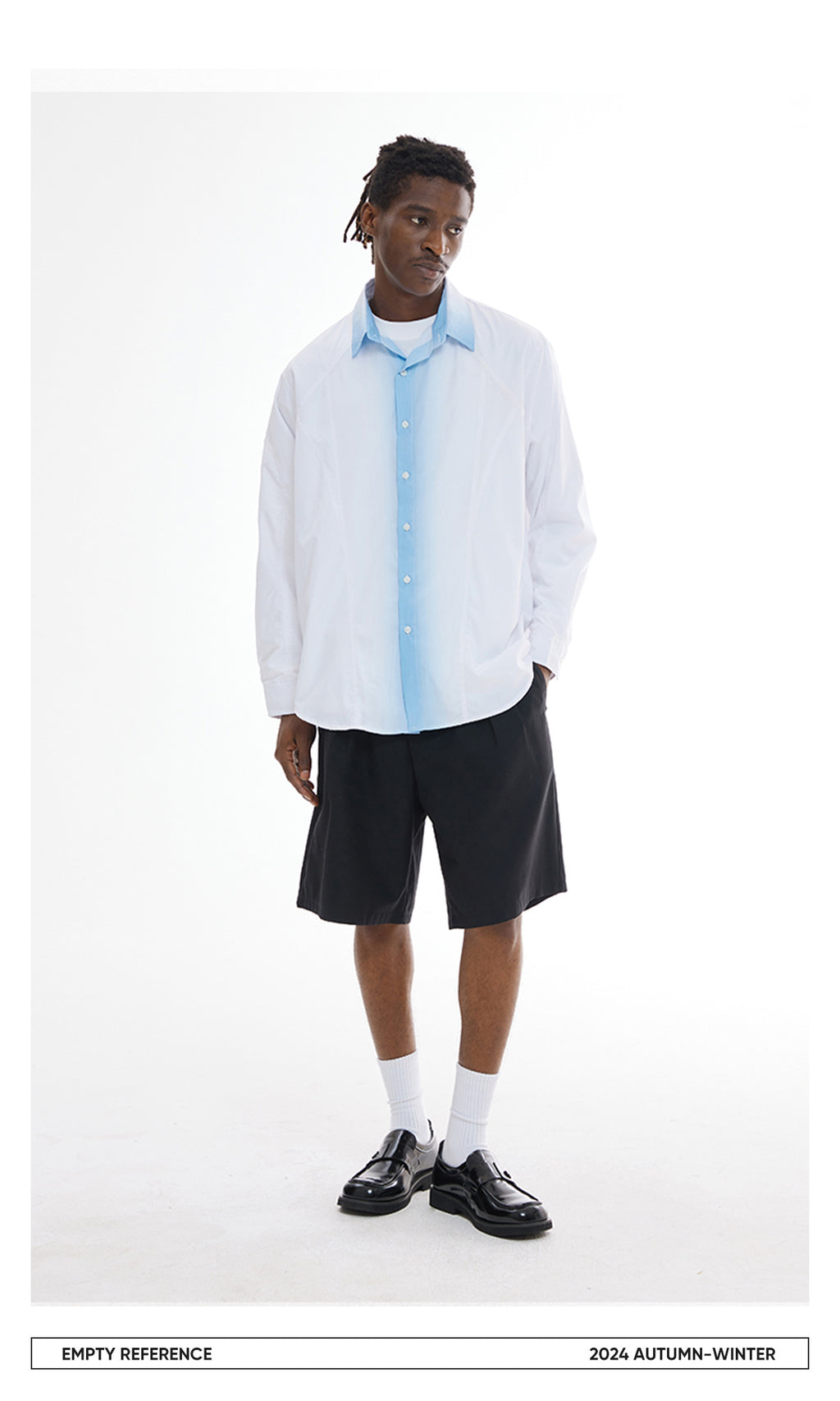 Gradient Print Loose Shirt