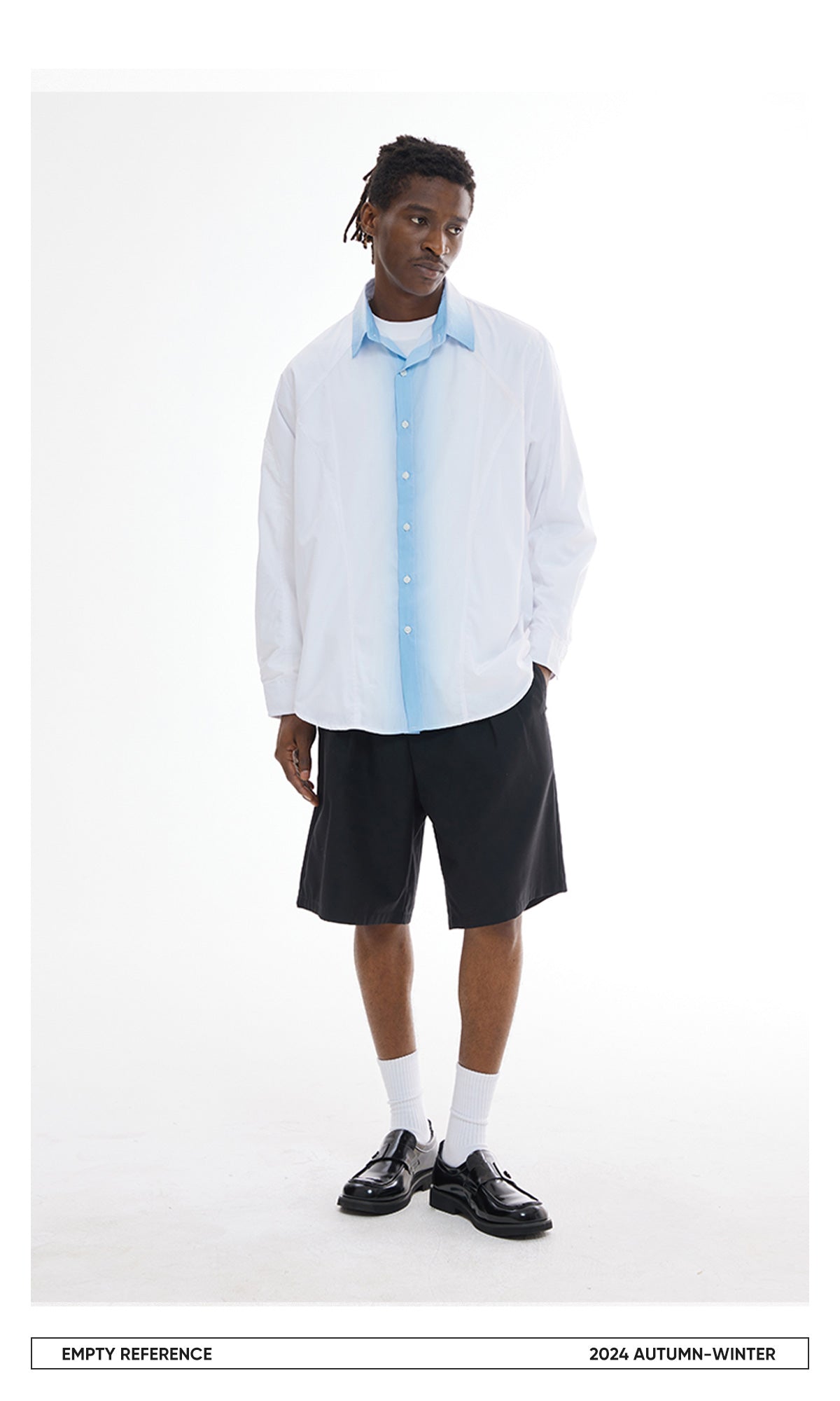 Gradient Print Loose Shirt