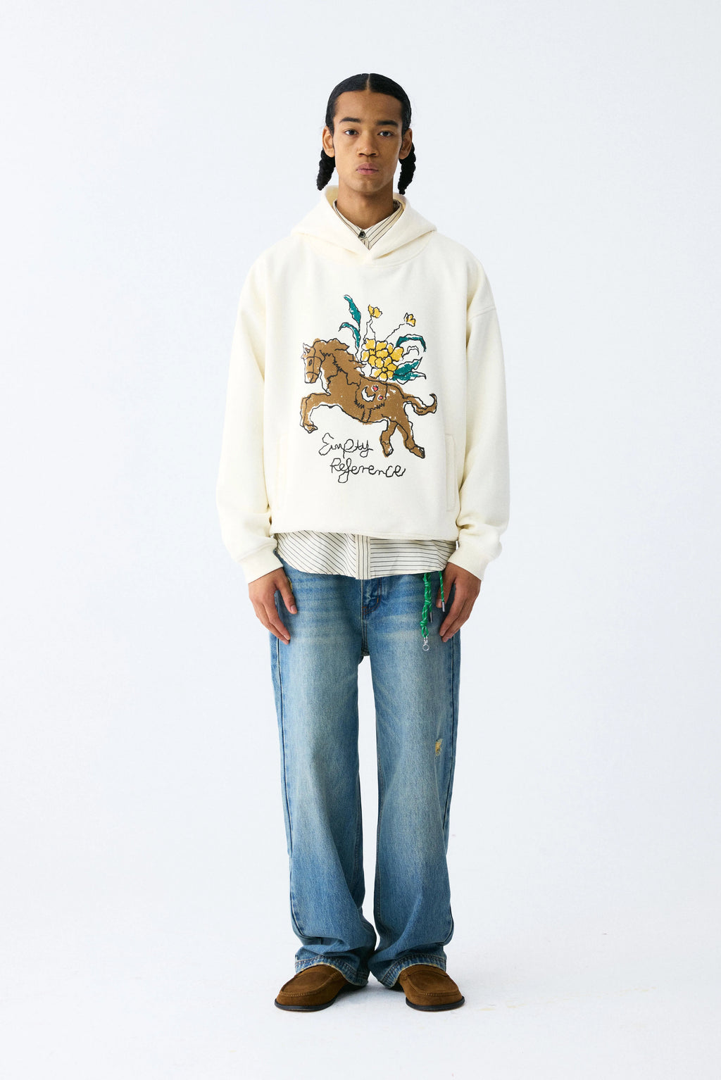 Pony Floral Graphic Hoodie