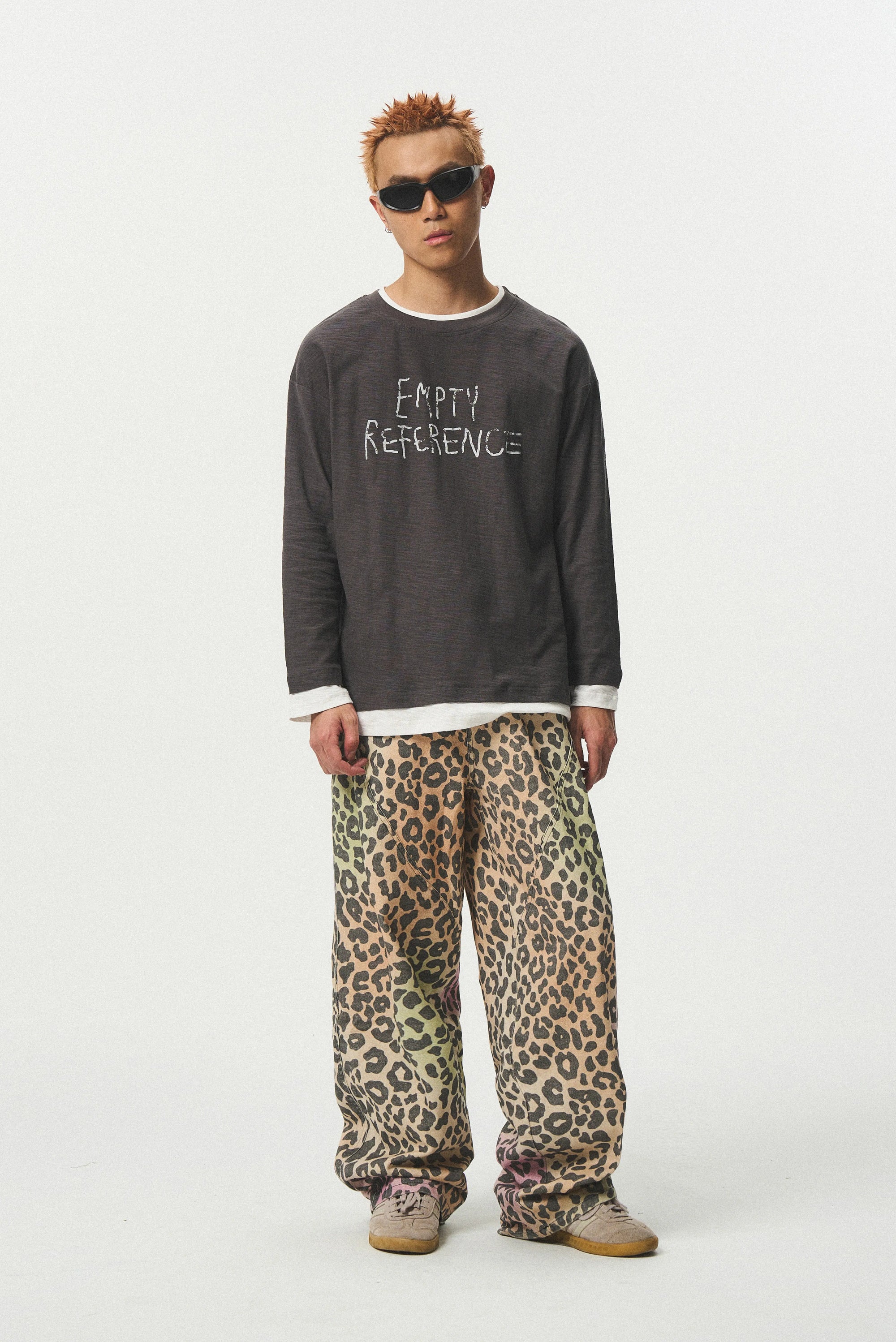 Layered Look Print Shirt