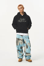 Pearl Studded Logo Sweatshirt