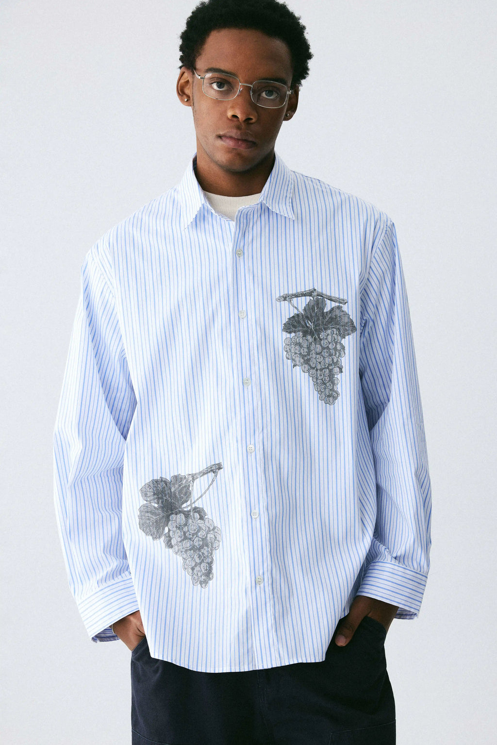Grape Stripe Shirt
