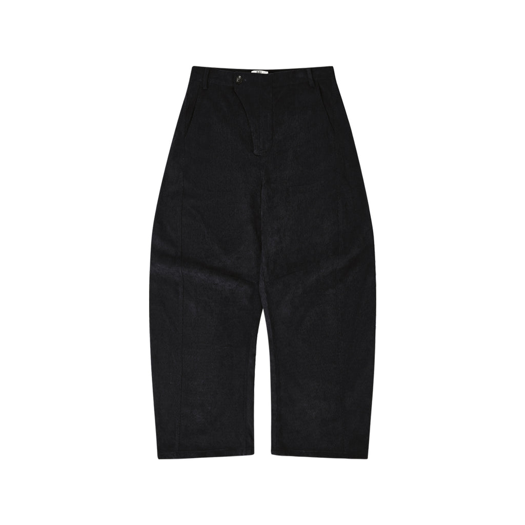 Navy Corduroy Wide Blade Trousers