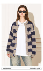 Striped Wool Knit Sweater