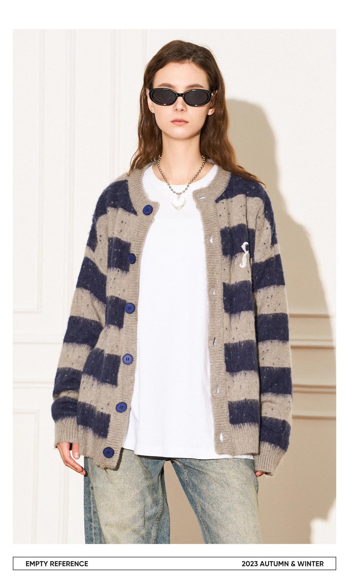 Striped Wool Knit Sweater