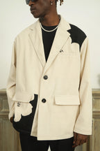 Floral Corduroy Blazer