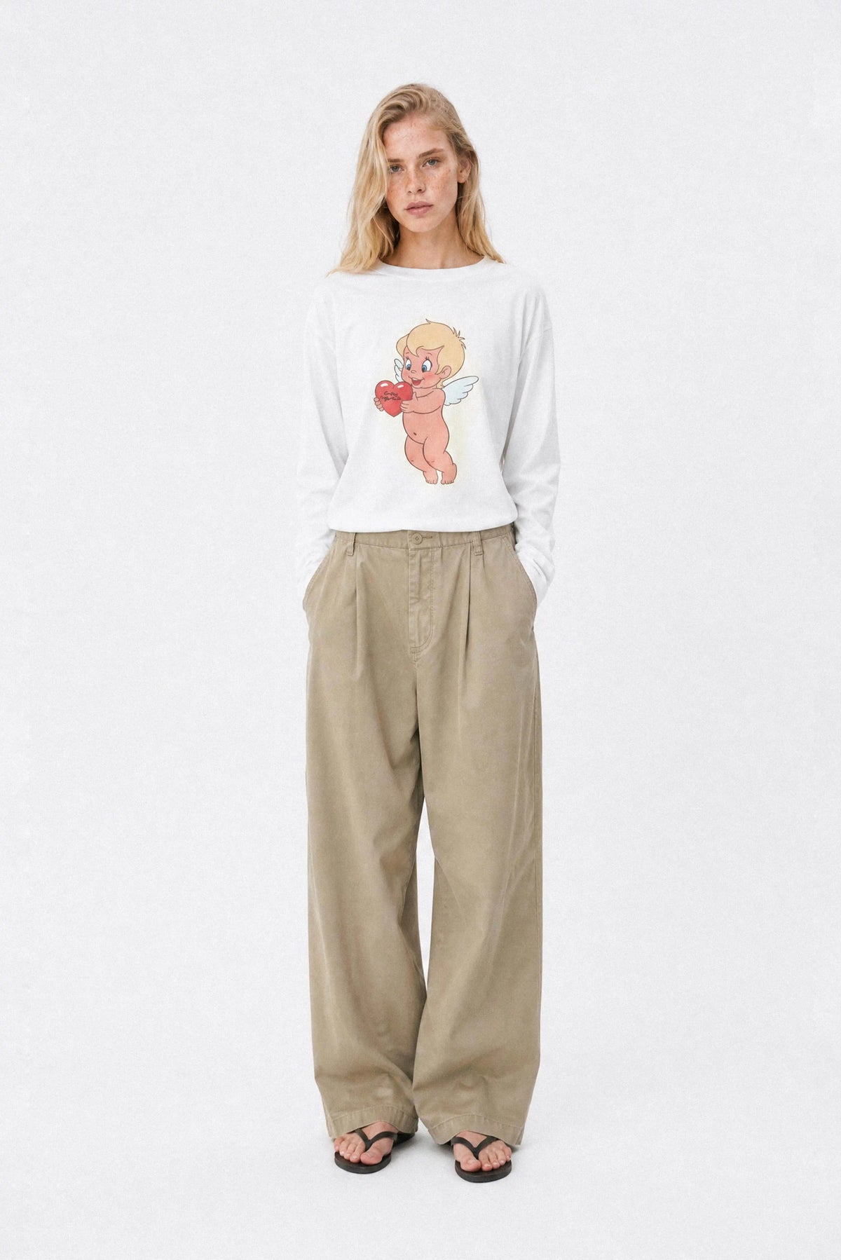 Cherub Heart Long Sleeve Tee