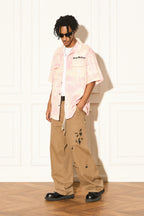 Gingham Batik Pocket Shirt