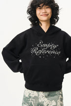 Pearl Studded Logo Sweatshirt