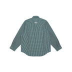 Empty Reference Forest Green Plaid Shirt | Relaxed Utility Overshirt