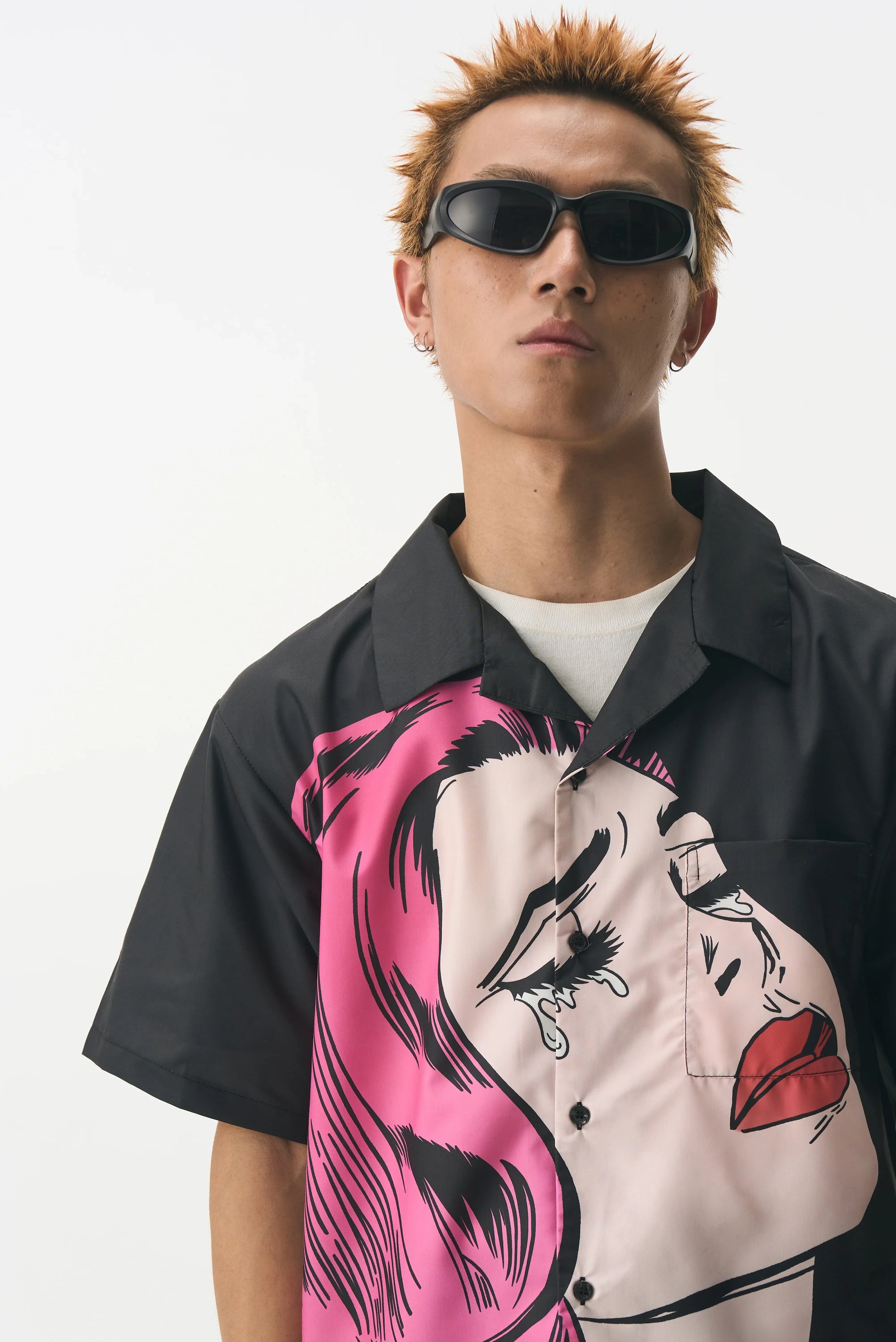 Crying Girl Graphic Shirt