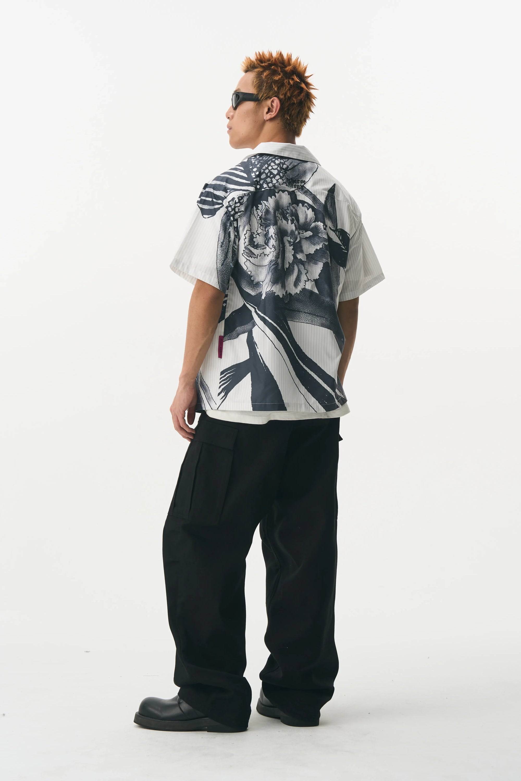 Sketch Flower Graphic Shirt