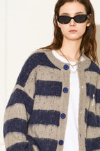 Striped Wool Knit Sweater