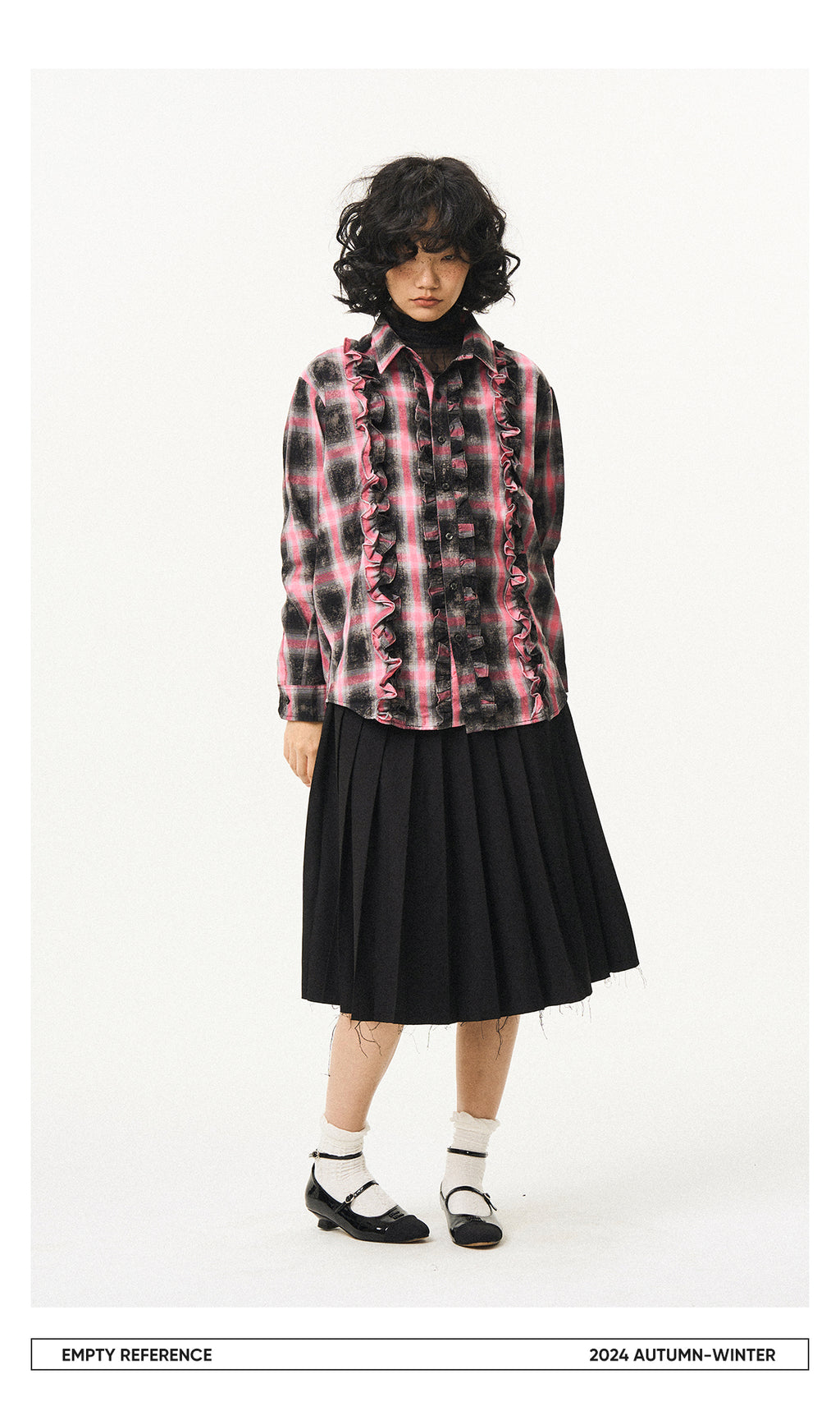 Gingham Fungi Lace Shirt
