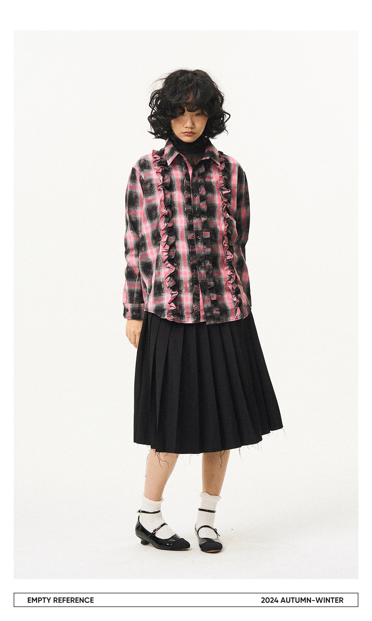 Gingham Fungi Lace Shirt