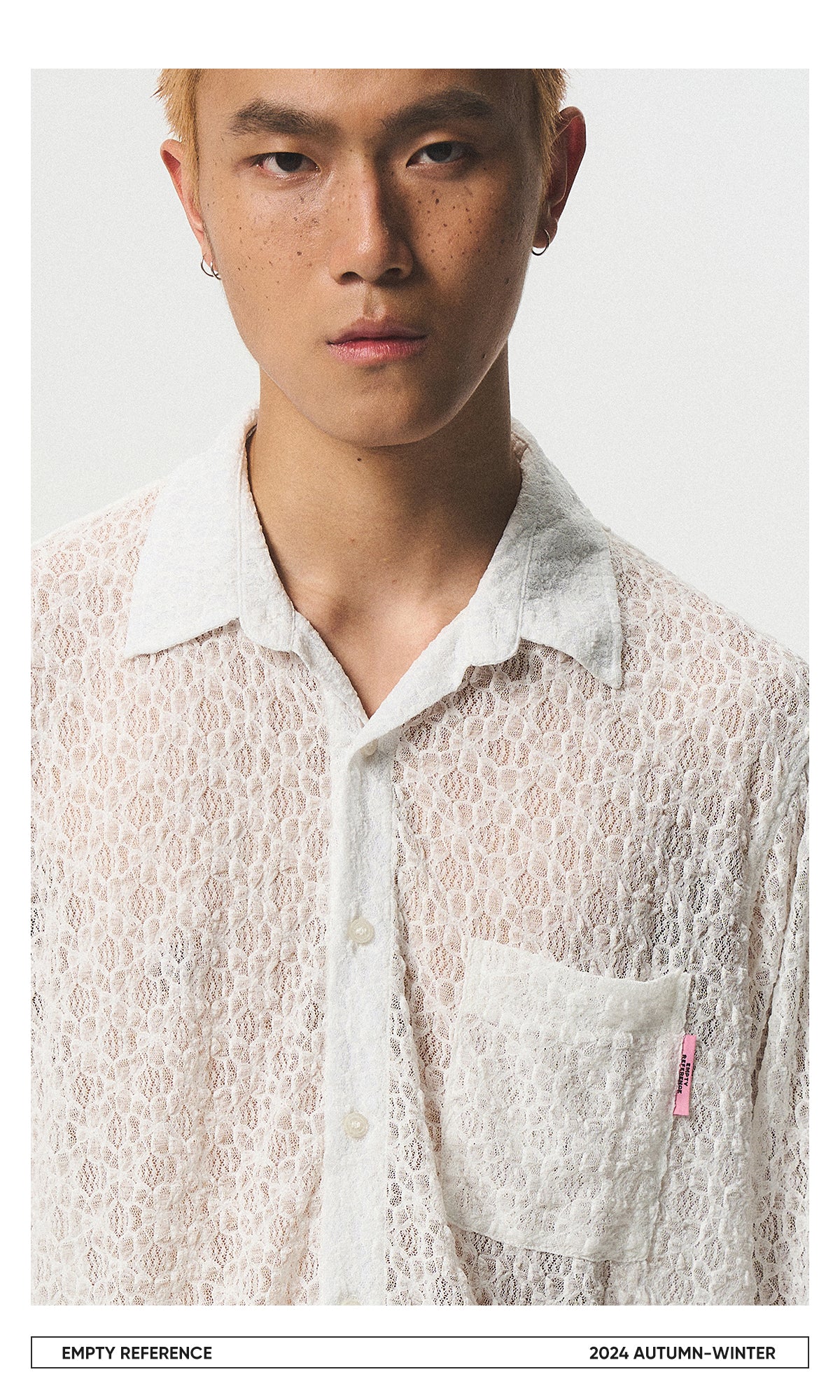 Patchwork Lace Sheer Shirt