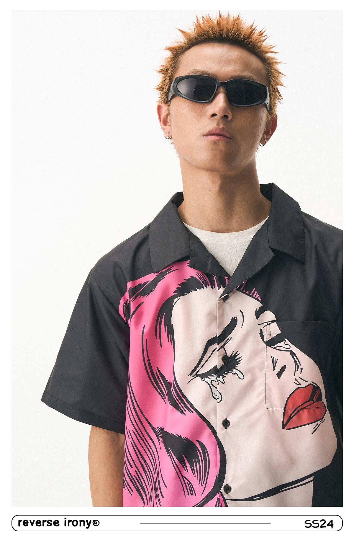 Crying Girl Graphic Shirt