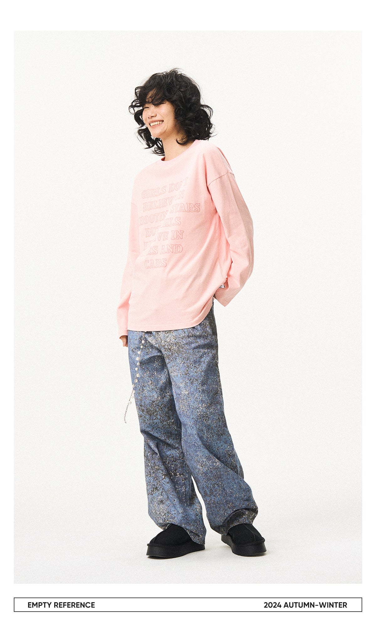 Letter Print Cotton Base Shirt