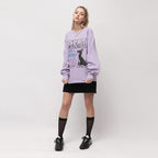 Cartoon Dog Graphic Sweatshirt