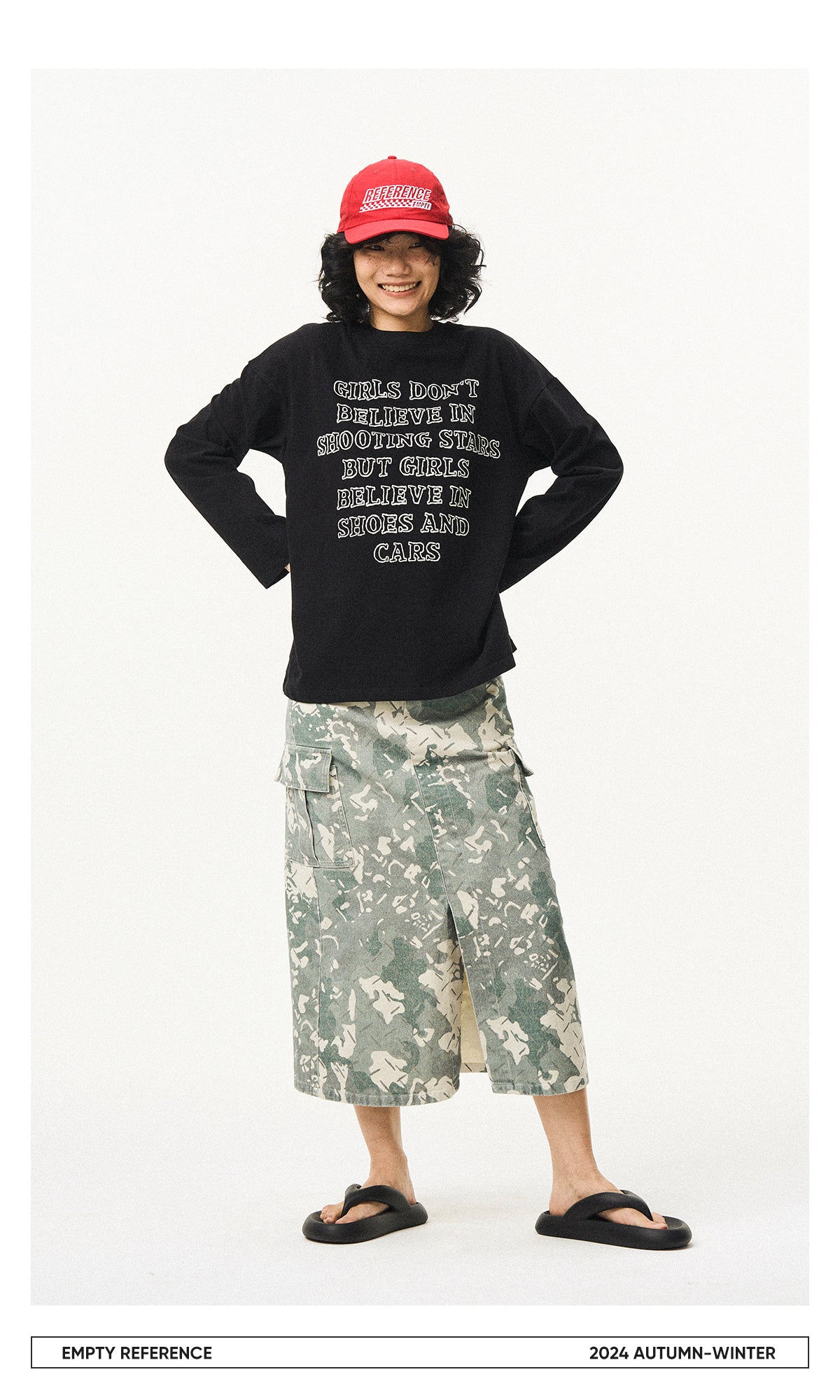 Letter Print Cotton Base Shirt