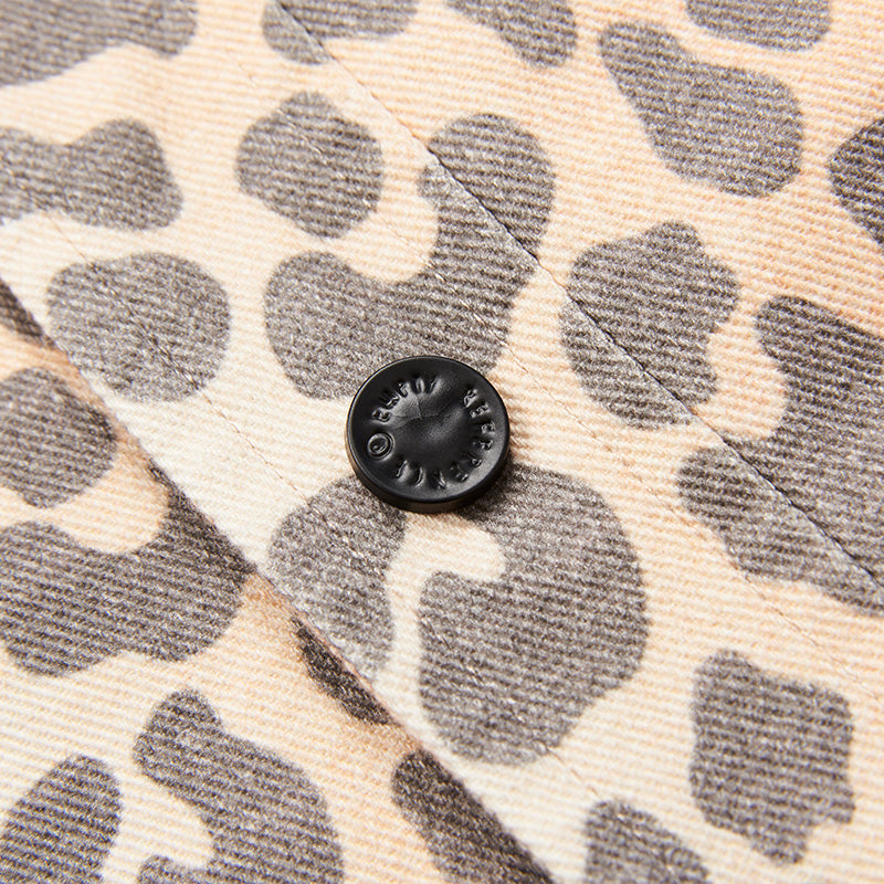Gradient Leopard Print Jacket