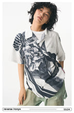 Sketch Flower Graphic Shirt