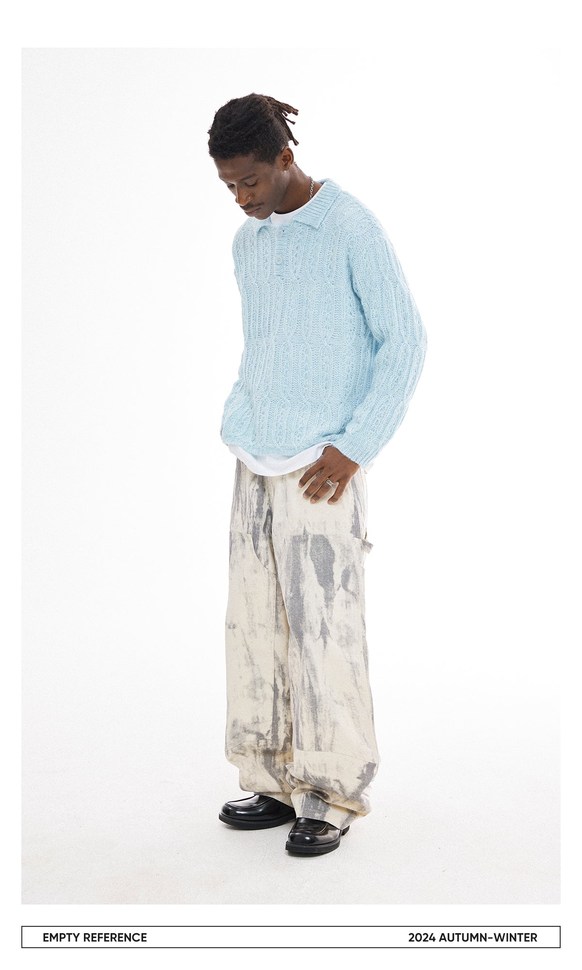 Textured Wool Knit Sweater