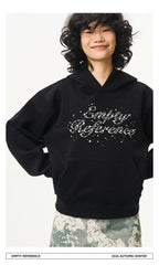 Pearl Studded Logo Sweatshirt