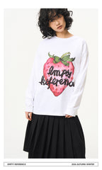 Strawberry Print Cotton Base Shirt