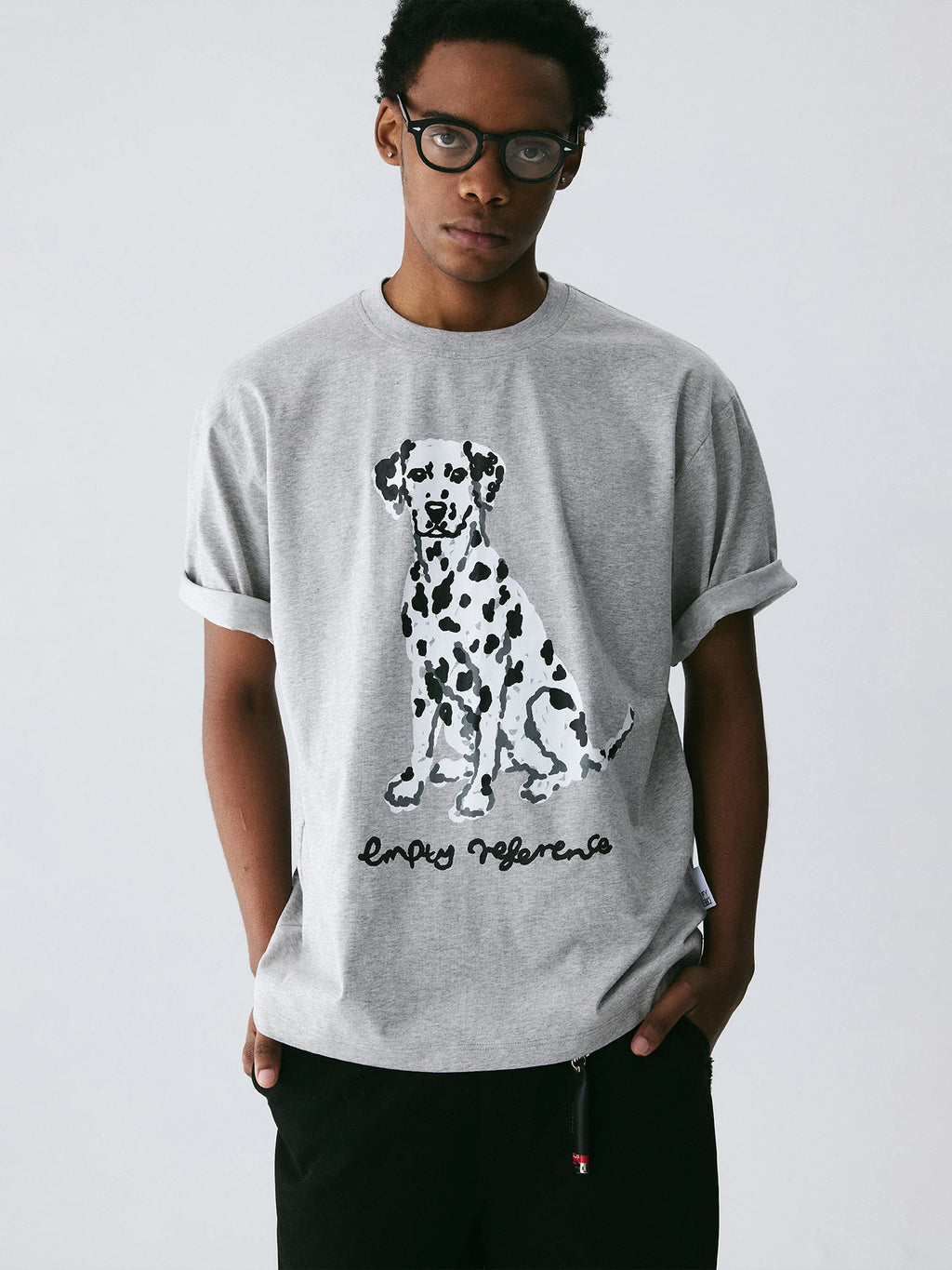 The Spotted Companion Tee - 240g Sorona® with Hand-Drawn Dalmatian