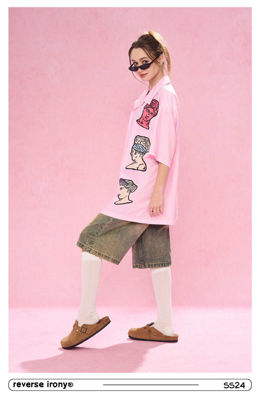 Roman Bust Graphic Shirt