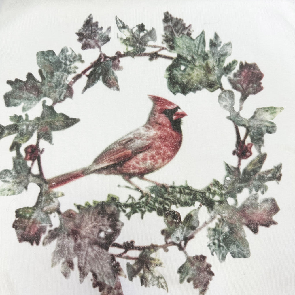Thorn Bird Graphic Cotton Shirt